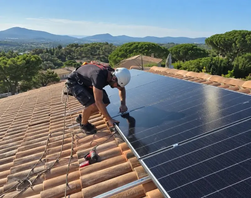 Installateur panneaux solaires Saint-Jean-la-Poterie — pose photovoltaïque sur toiture