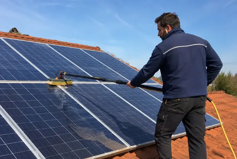 Nettoyage et entretien de panneaux solaires à Saint-Jean-la-Poterie